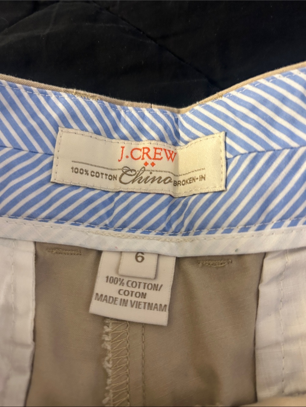 J. Crew Khaki Cotton Chino Bermuda Shorts - Picture 2 of 3
